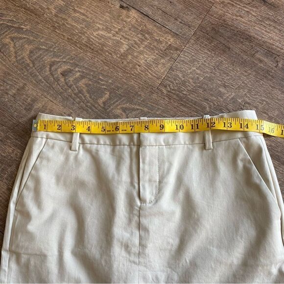 Eddie Bauer Skirt Khaki Tan Business Casual 2 Preppy - Picture 11 of 14